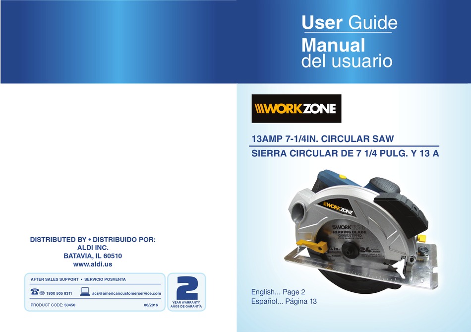 WORKZONE 50450 USER MANUAL Pdf Download ManualsLib