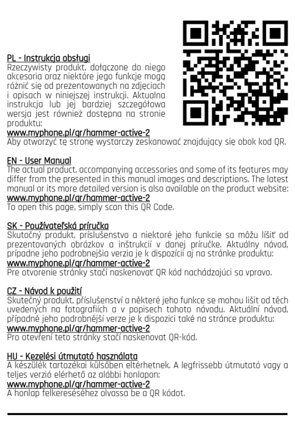 MYPHONE HAMMER ACTIVE 2 LTE USER MANUAL Pdf Download ManualsLib