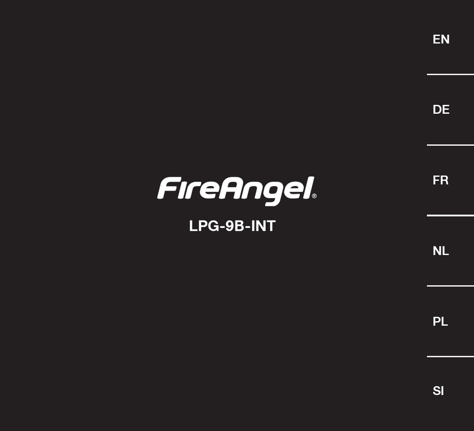 SPRUE FIREANGEL LPG9BINT MANUAL Pdf Download ManualsLib