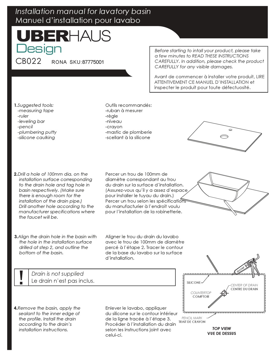 UBERHAUS CB022 INSTALLATION MANUAL Pdf Download ManualsLib