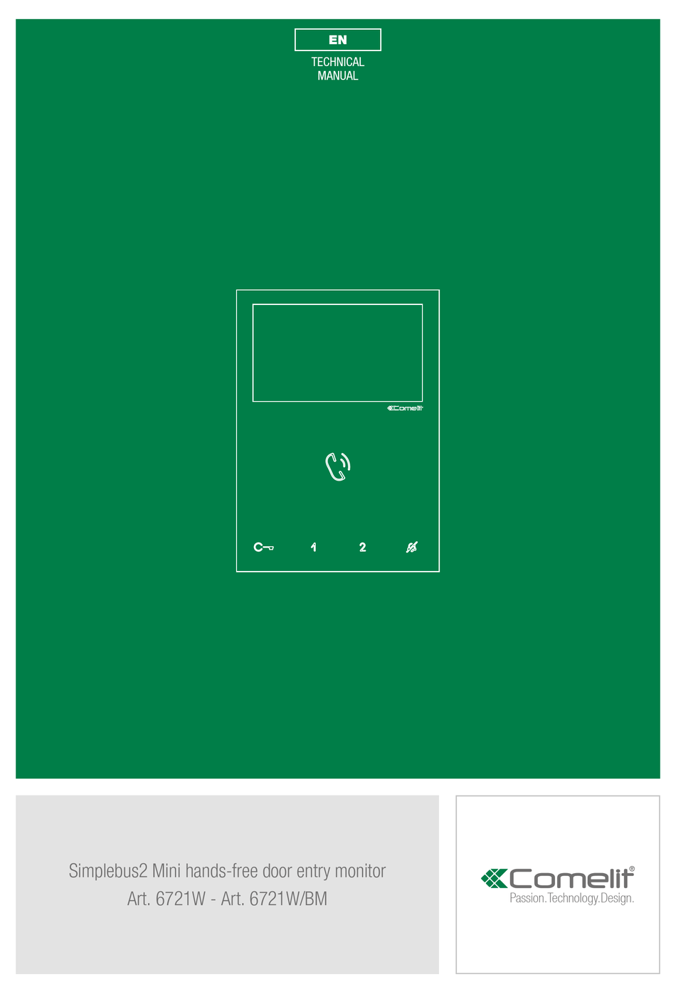 COMELIT 6721W TECHNICAL MANUAL Pdf Download ManualsLib
