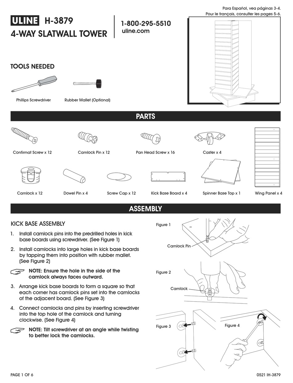 ULINE H3879 QUICK START MANUAL Pdf Download ManualsLib