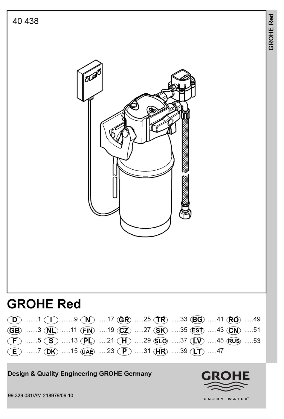 GROHE RED 40 438 MANUAL Pdf Download ManualsLib