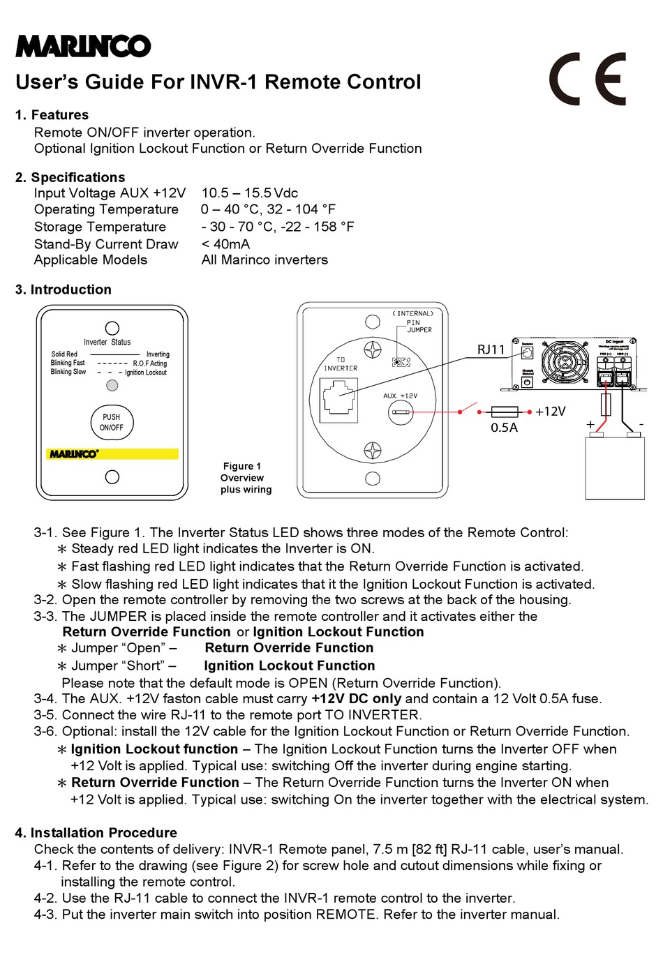 MARINCO INVR1 USER MANUAL Pdf Download ManualsLib