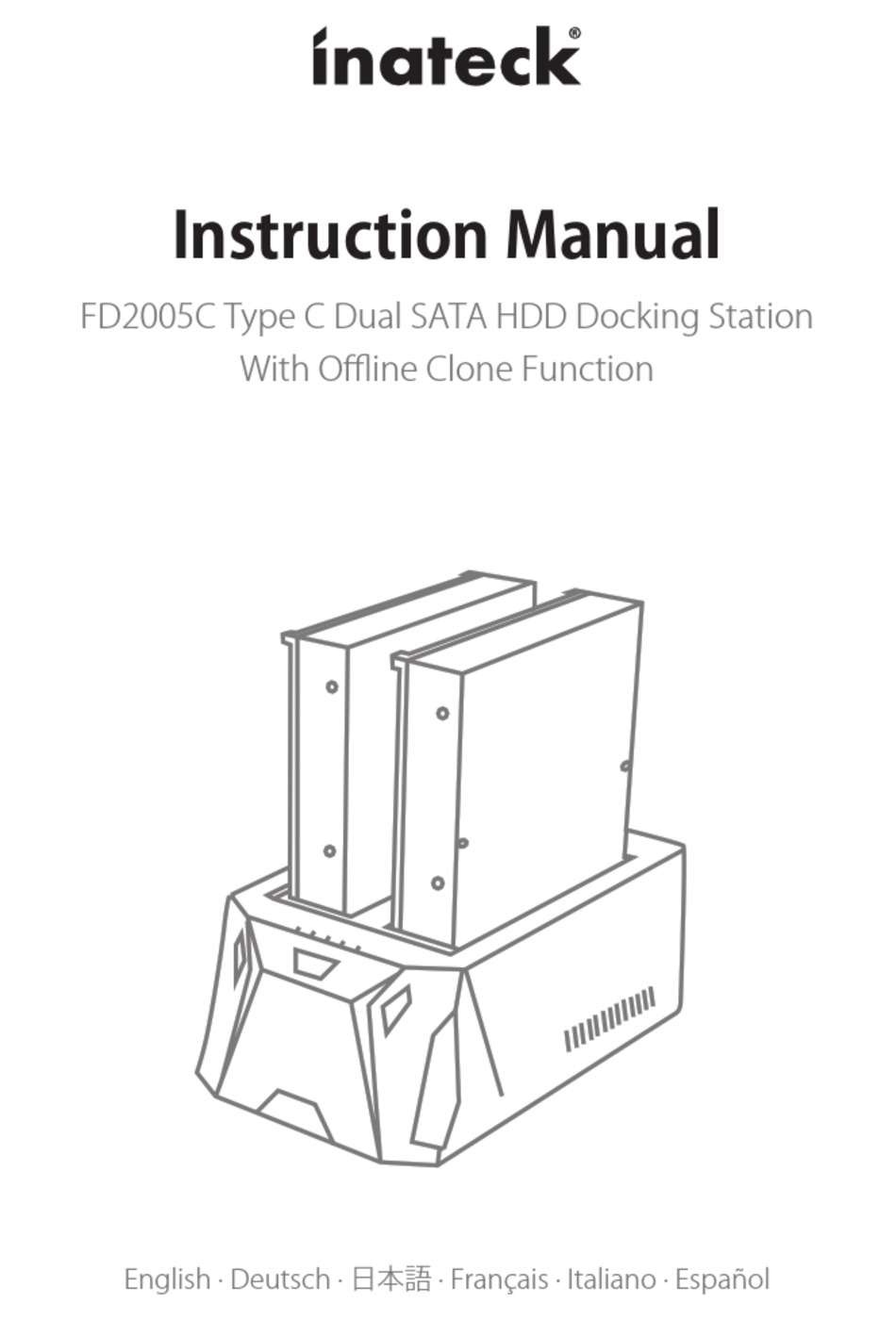 INATECK FD2005C INSTRUCTION MANUAL Pdf Download ManualsLib