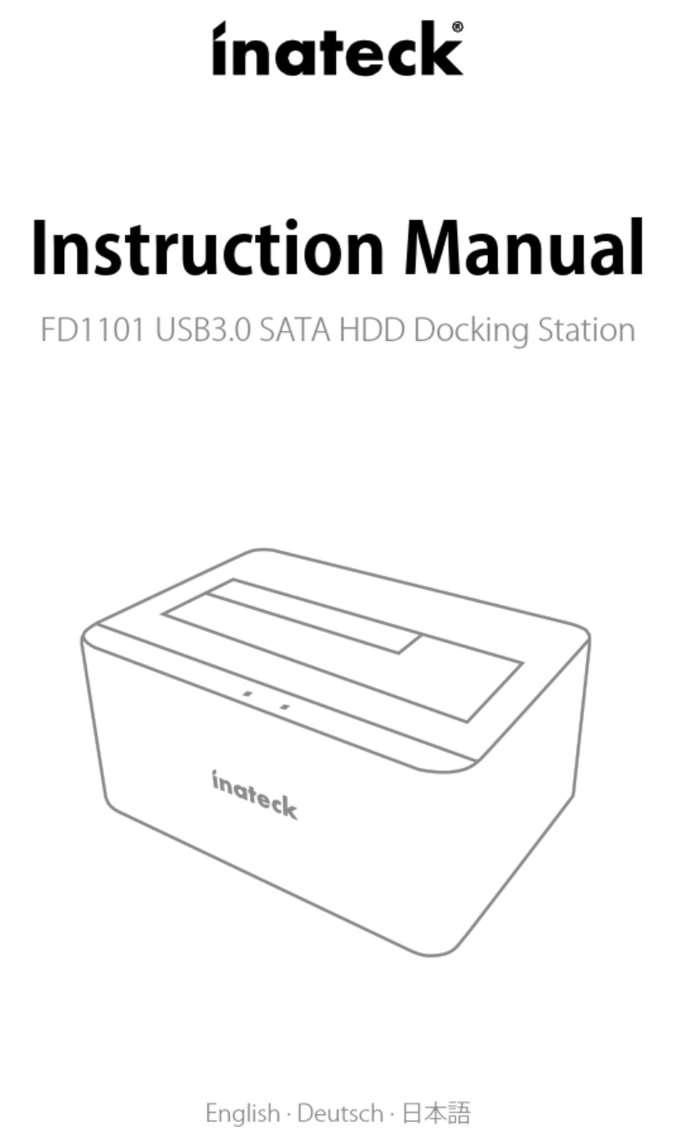 INATECK FD1101 INSTRUCTION MANUAL Pdf Download | ManualsLib