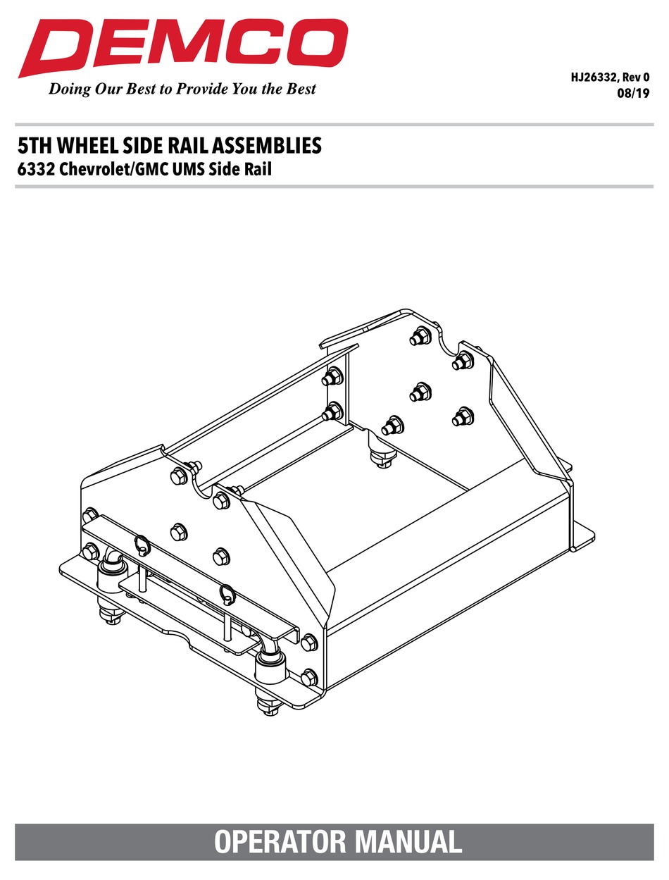 DEMCO 6332 OPERATOR'S MANUAL Pdf Download ManualsLib
