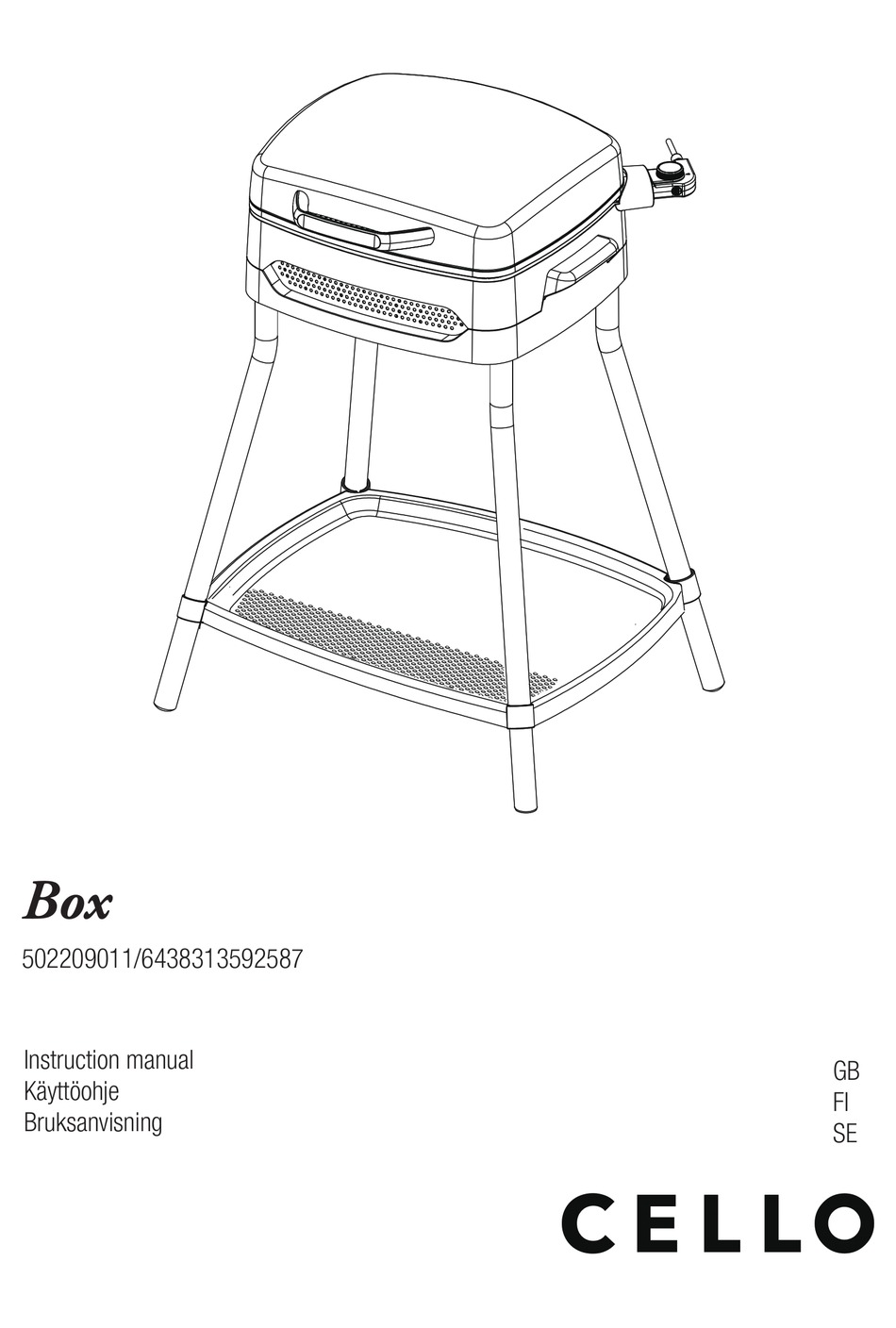 CELLO BOX 502209011 INSTRUCTION MANUAL Pdf Download ManualsLib