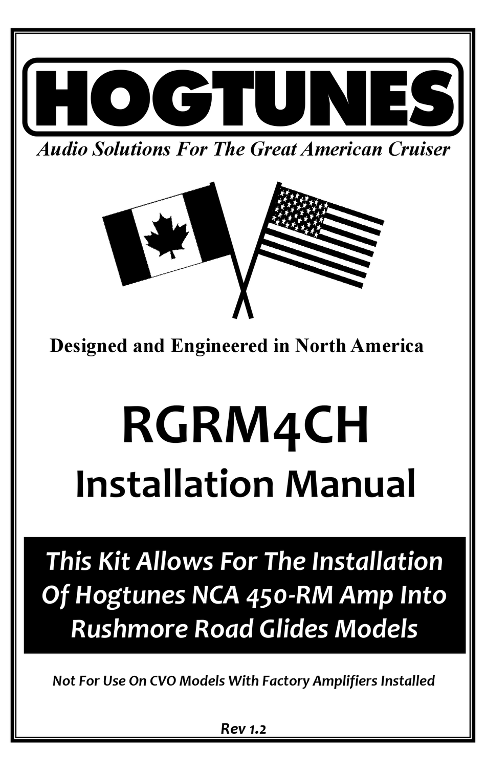 HOGTUNES RGRM4CH INSTALLATION MANUAL Pdf Download ManualsLib