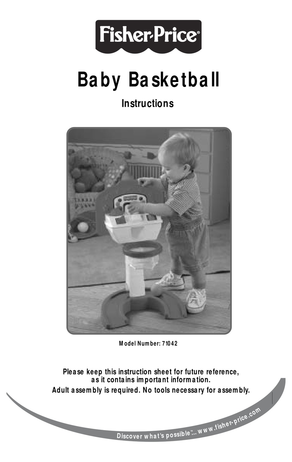 FISHERPRICE BABY BASKETBALL 71042 INSTRUCTIONS Pdf Download ManualsLib