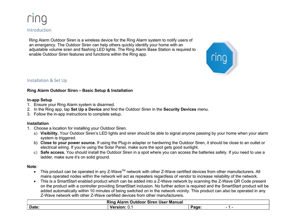 What Is A Ring Z Wave Extender