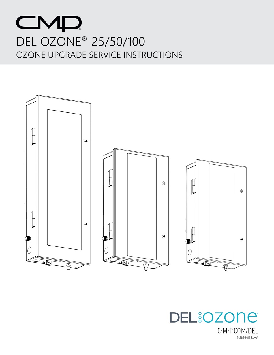 CMP DEL OZONE 25 SERVICE INSTRUCTIONS MANUAL Pdf Download ManualsLib