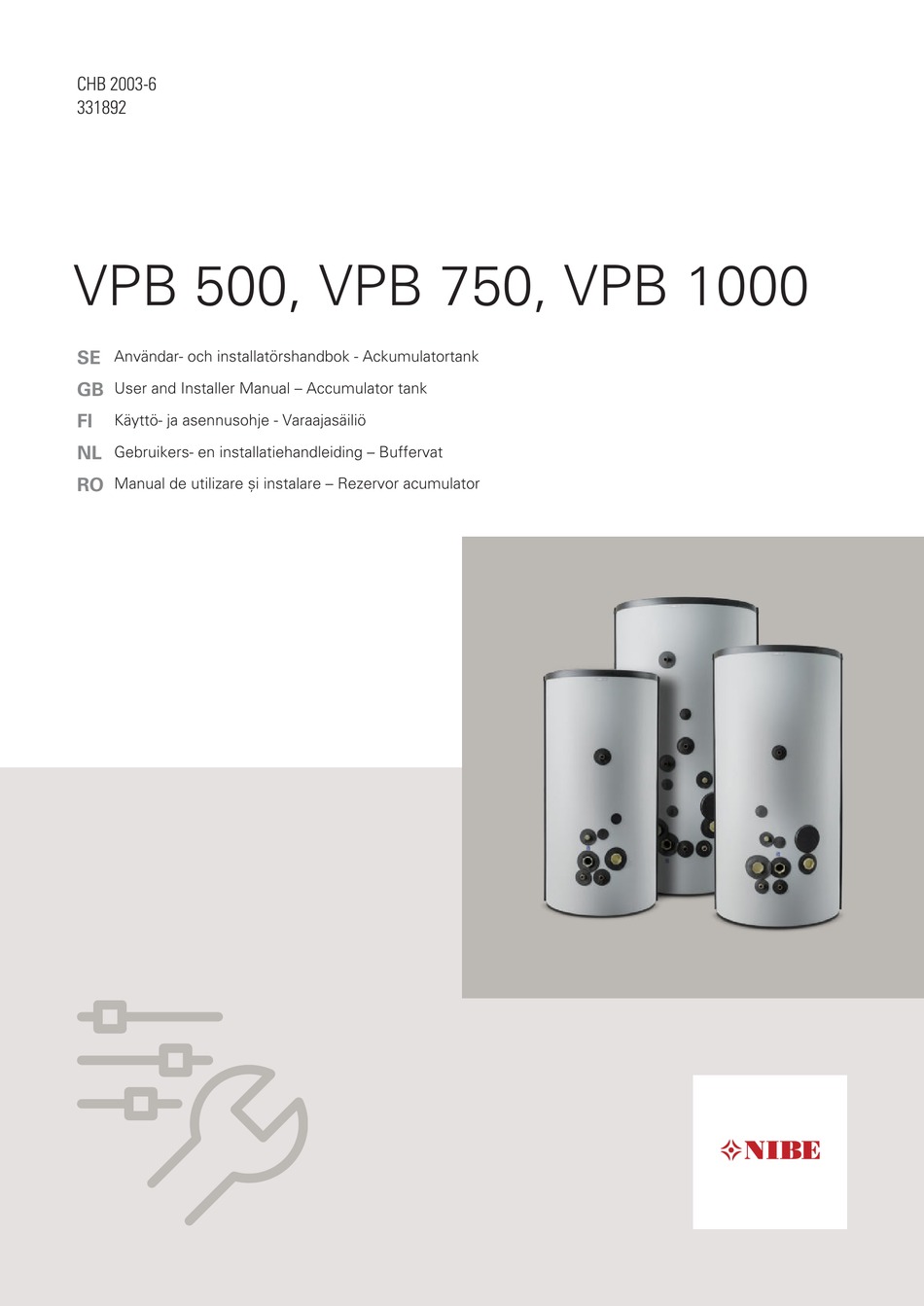 NIBE VPB 500 USER S AND INSTALLER S MANUAL Pdf Download ManualsLib