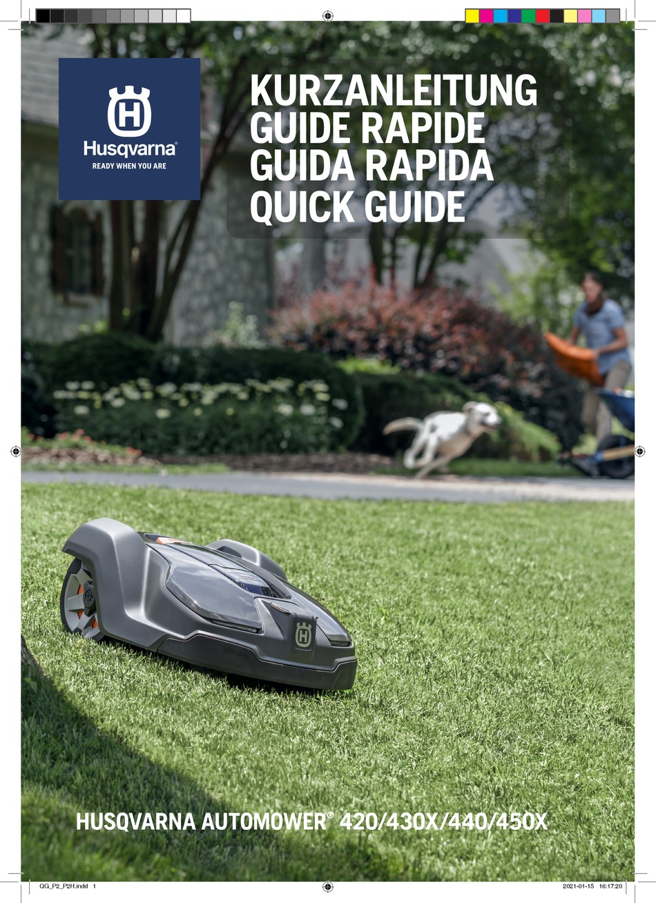 HUSQVARNA AUTOMOWER 420 QUICK MANUAL Pdf Download ManualsLib