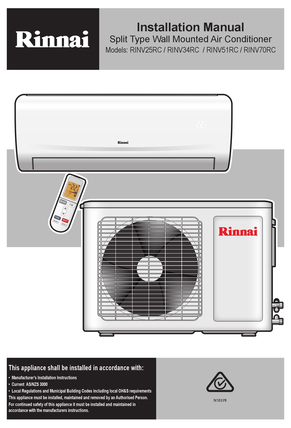 rinnai rinv51rc