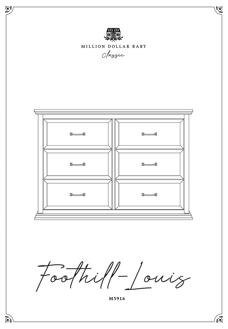 MILLION DOLLAR BABY FOOTHILLLOUIS M3916 MANUAL Pdf Download ManualsLib