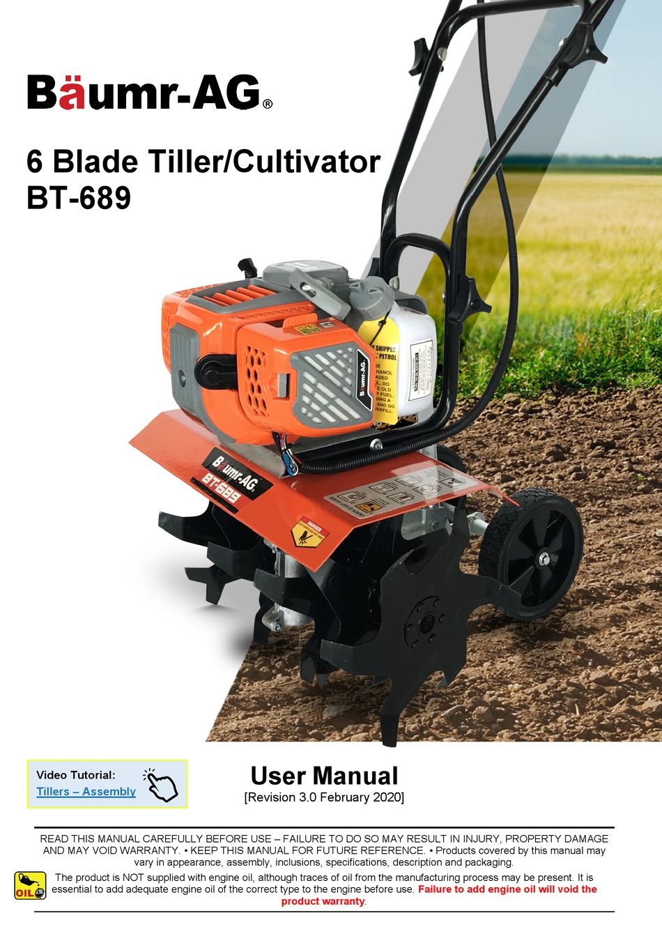 BAUMR-AG BT-689 USER MANUAL Pdf Download | ManualsLib