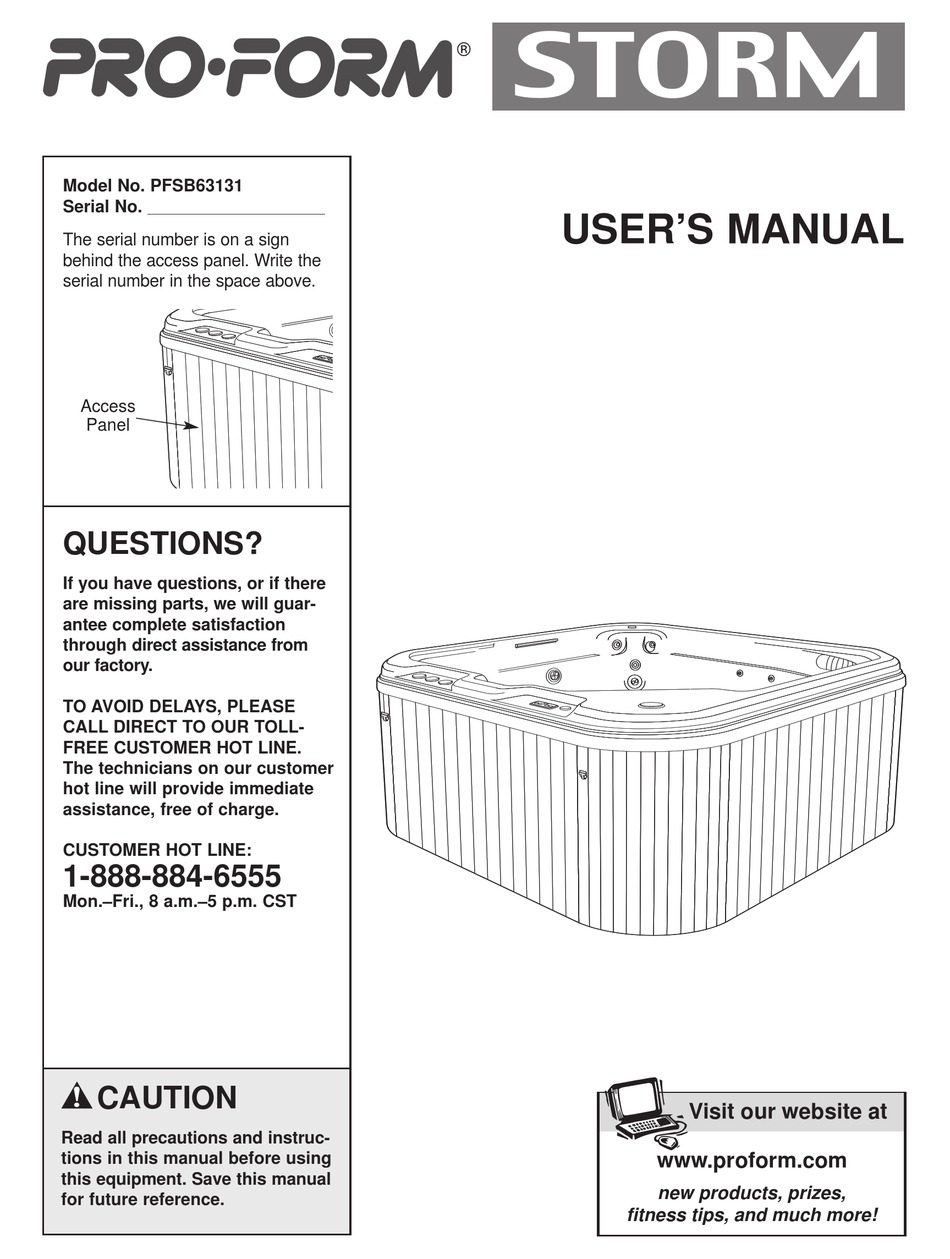 Pro-form Storm User Manual Pdf Download 