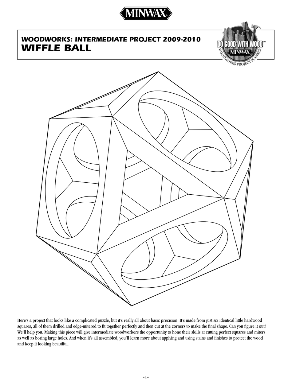 Minwax Wiffle Ball Quick Start Manual Pdf Download Manualslib 