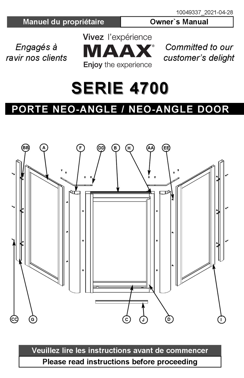 MAAX 4700 SERIES OWNER