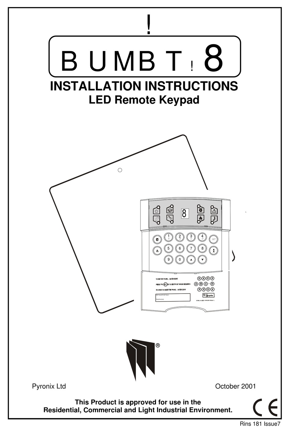 PYRONIX BUMBT!8 INSTALLATION INSTRUCTIONS MANUAL Pdf Download ManualsLib