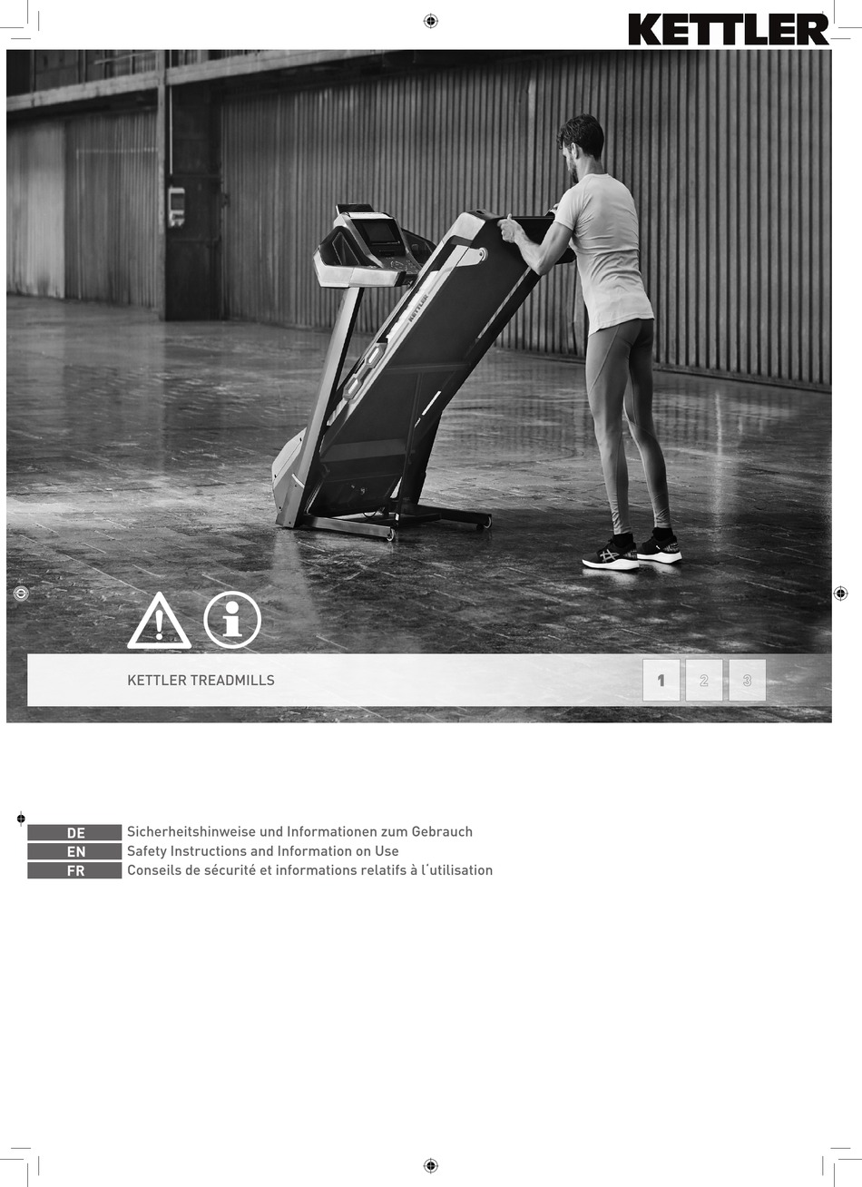 KETTLER ALPHA RUN 200 SAFETY INSTRUCTIONS AND INFORMATION ON USE Pdf