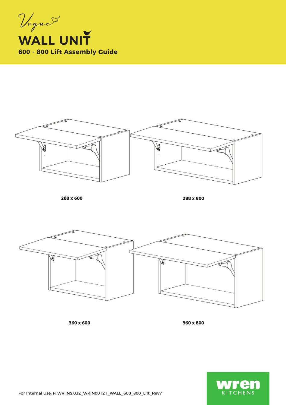 Wren deals wall units