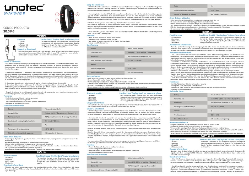 unotec smartband 2