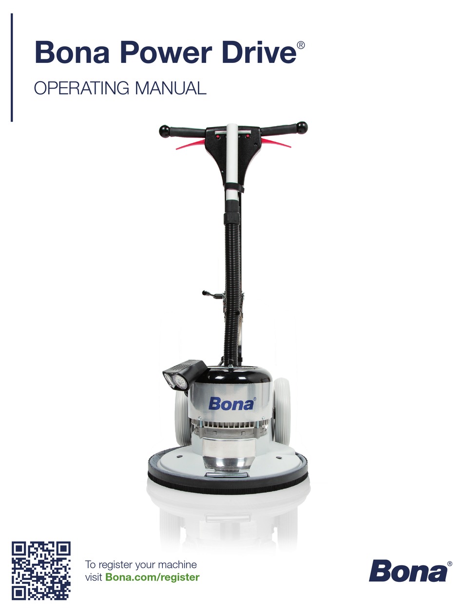 BONA POWER DRIVE OPERATING MANUAL Pdf Download ManualsLib