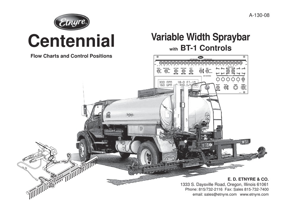 ETNYRE CENTENNIAL MANUAL Pdf Download ManualsLib