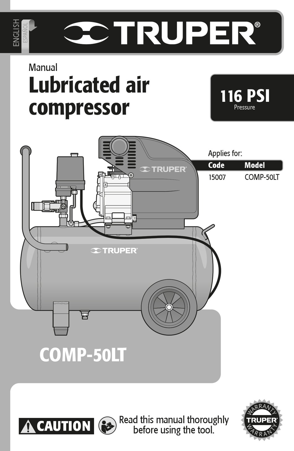 TRUPER COMP-50LT MANUAL Pdf Download | ManualsLib