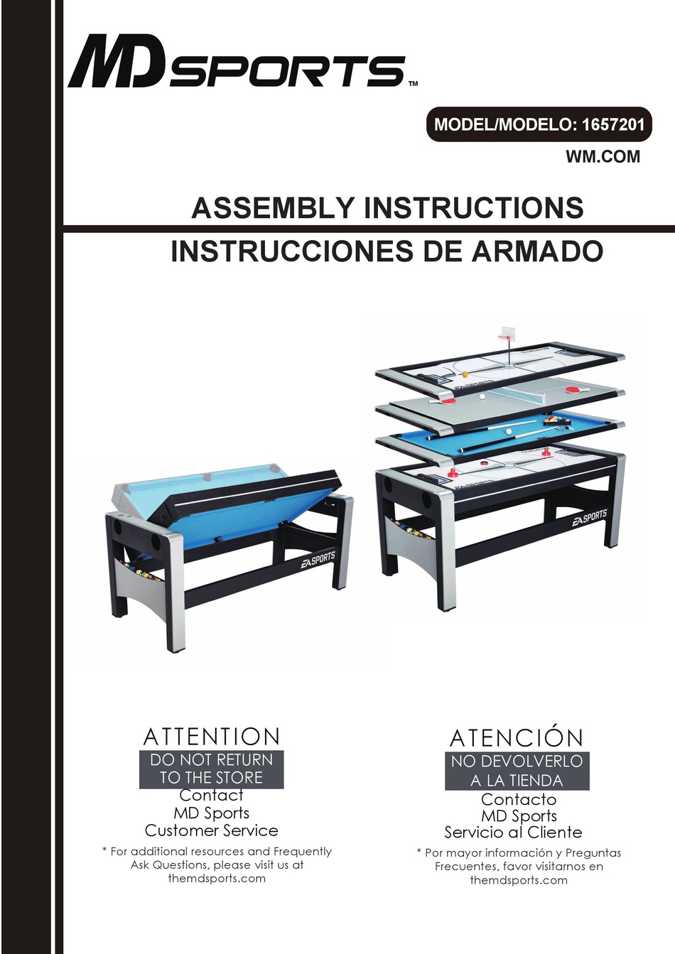 MD SPORTS 1657201 ASSEMBLY INSTRUCTIONS MANUAL Pdf Download ManualsLib