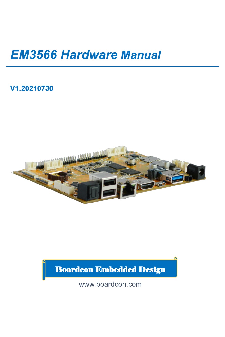 BOARDCON EMBEDDED DESIGN EM3566 HARDWARE MANUAL Pdf Download ManualsLib