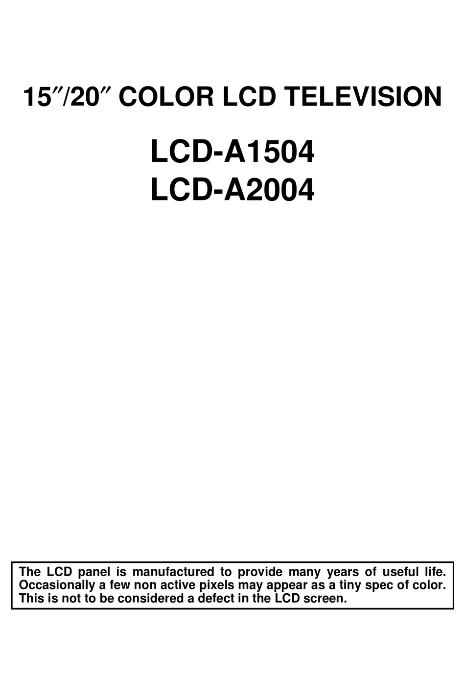 ESPEC LCD-A1504 MANUAL Pdf Download | ManualsLib