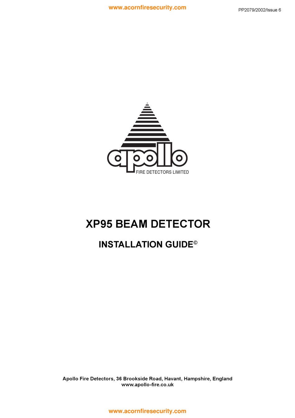 APOLLO XP95 INSTALLATION MANUAL Pdf Download | ManualsLib