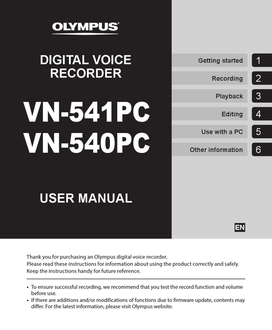 Olympus Vn-3200 PC Digital Voice Recorder for sale online 