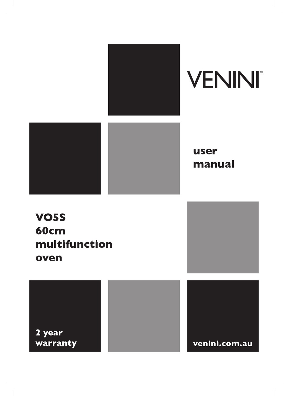 VENINI VO5S USER MANUAL Pdf Download ManualsLib