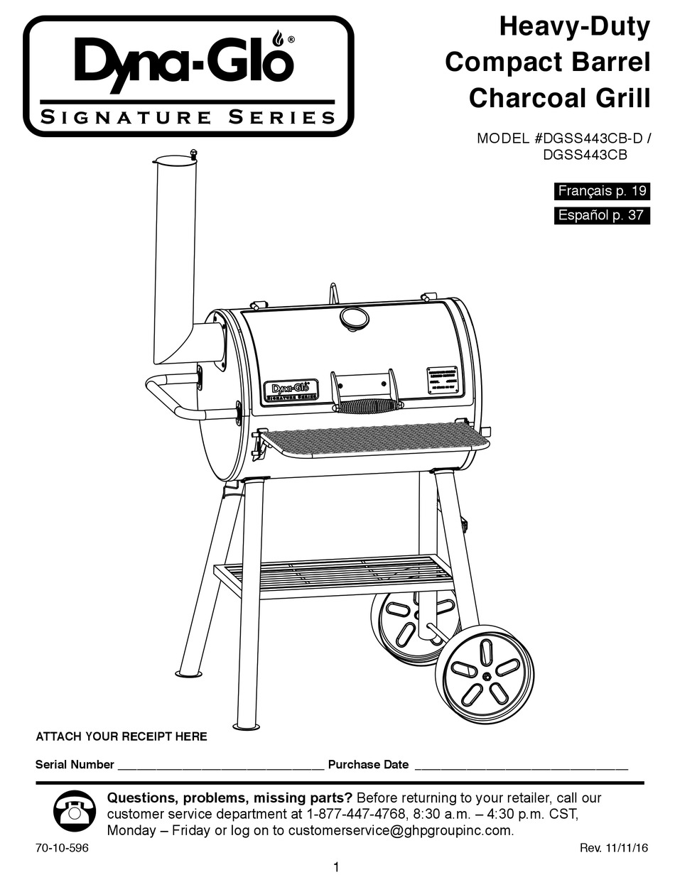 DYNA-GLO SIGNATURE DGSS443CB-D MANUAL Pdf Download | ManualsLib