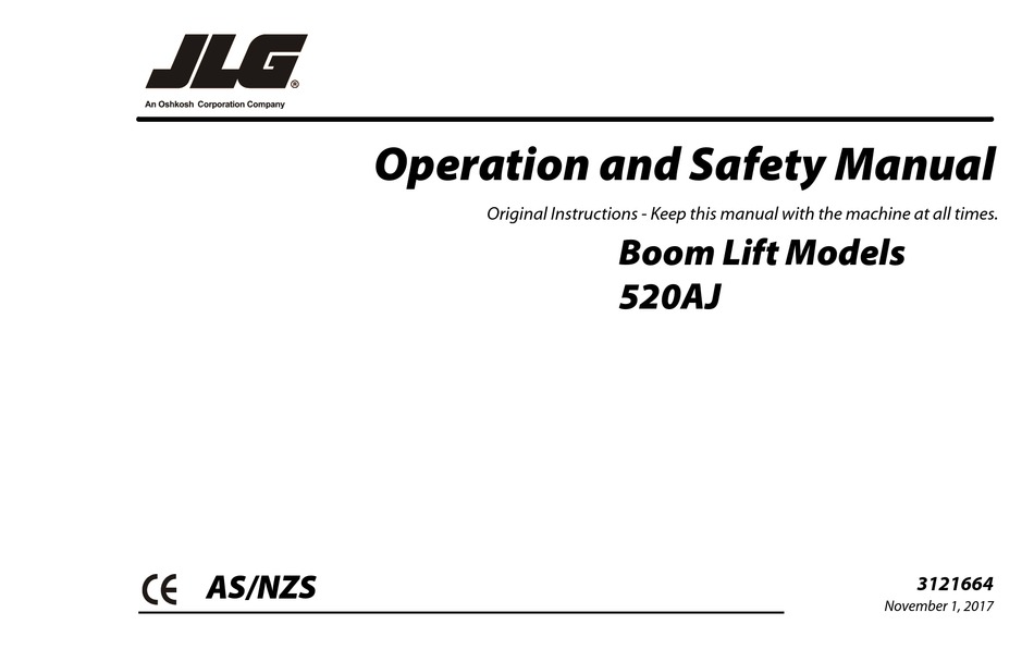 OSHKOSH JLG 520AJ OPERATION AND SAFETY MANUAL Pdf Download | ManualsLib