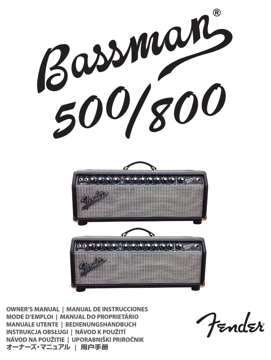 FENDER BASSMAN 500 OWNER