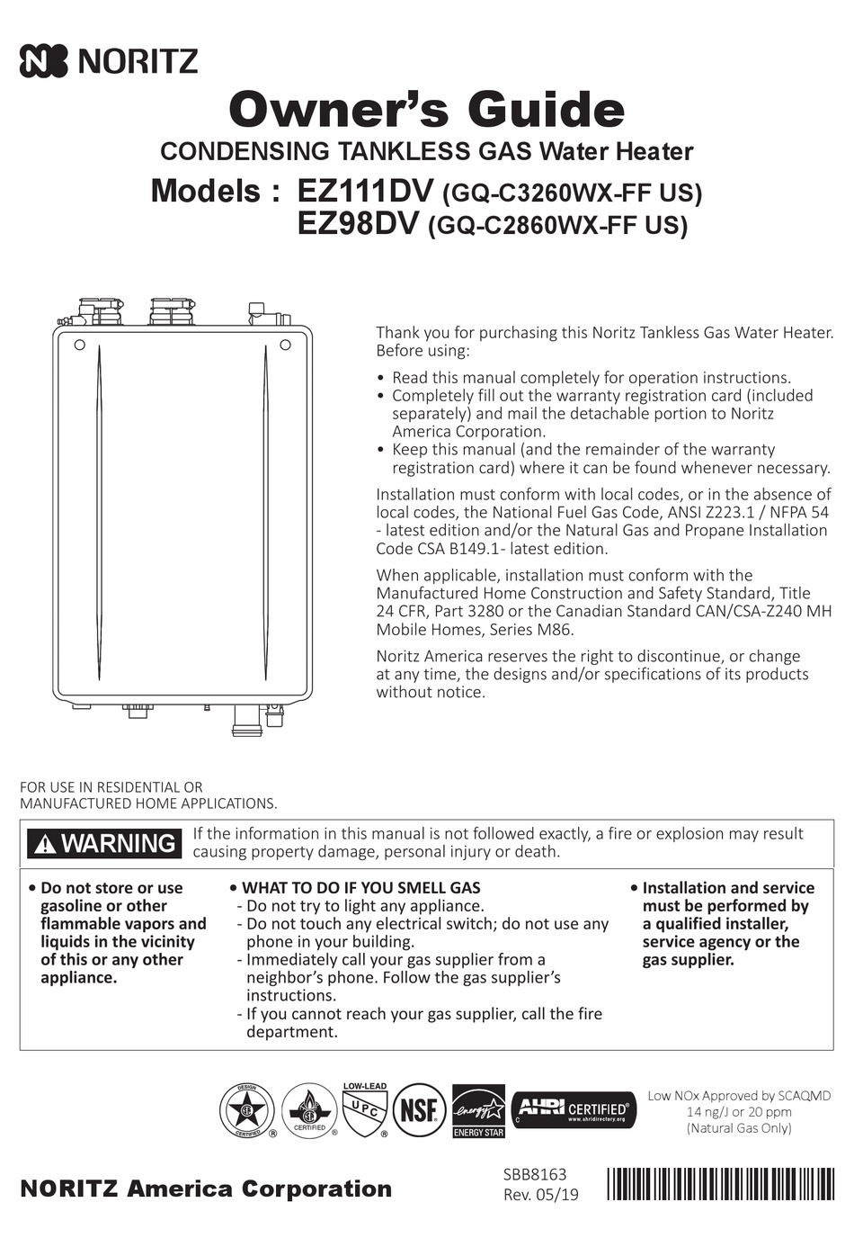 NORITZ EZ111DV OWNER'S MANUAL Pdf Download | ManualsLib