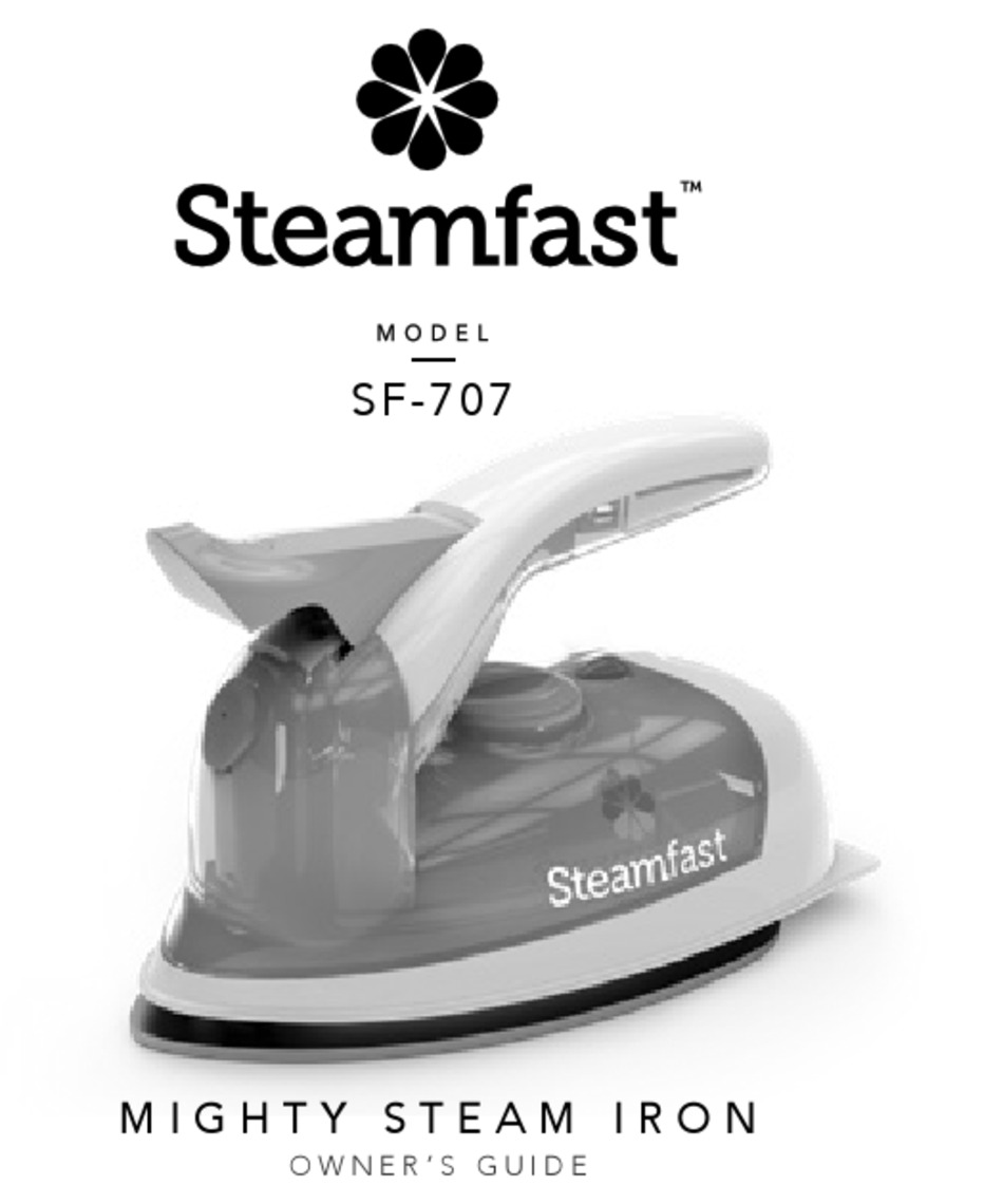 STEAMFAST SF707 OWNER'S MANUAL Pdf Download ManualsLib