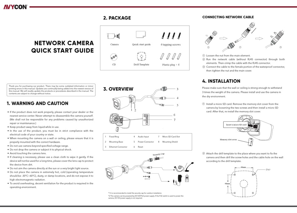 AVYCON AVCBHN41FT2.8 QUICK START MANUAL Pdf Download ManualsLib