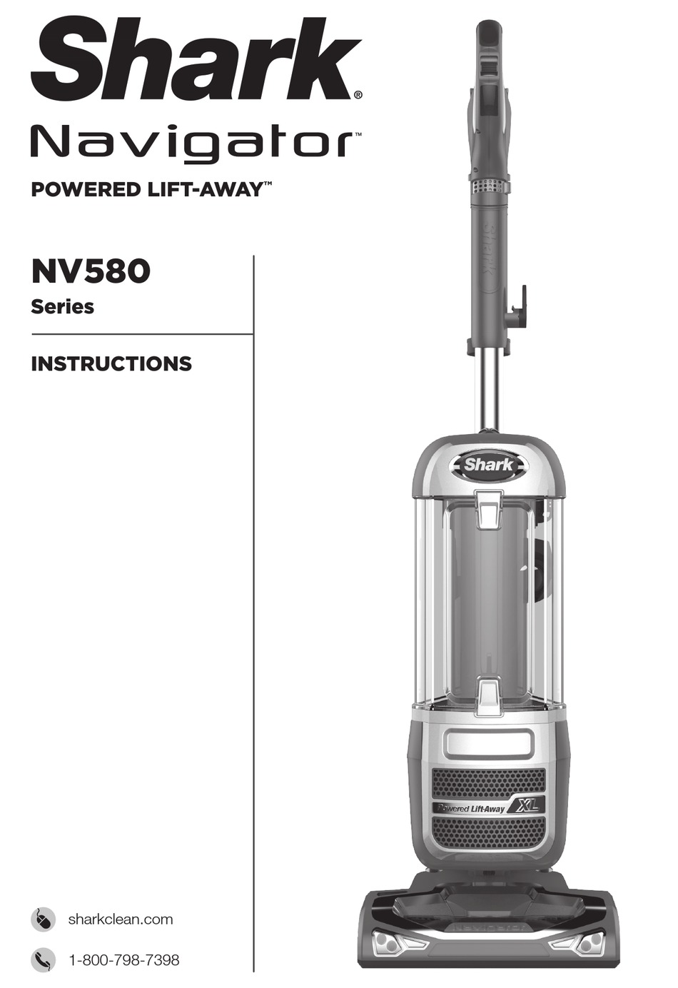 shark navigator nv580 series