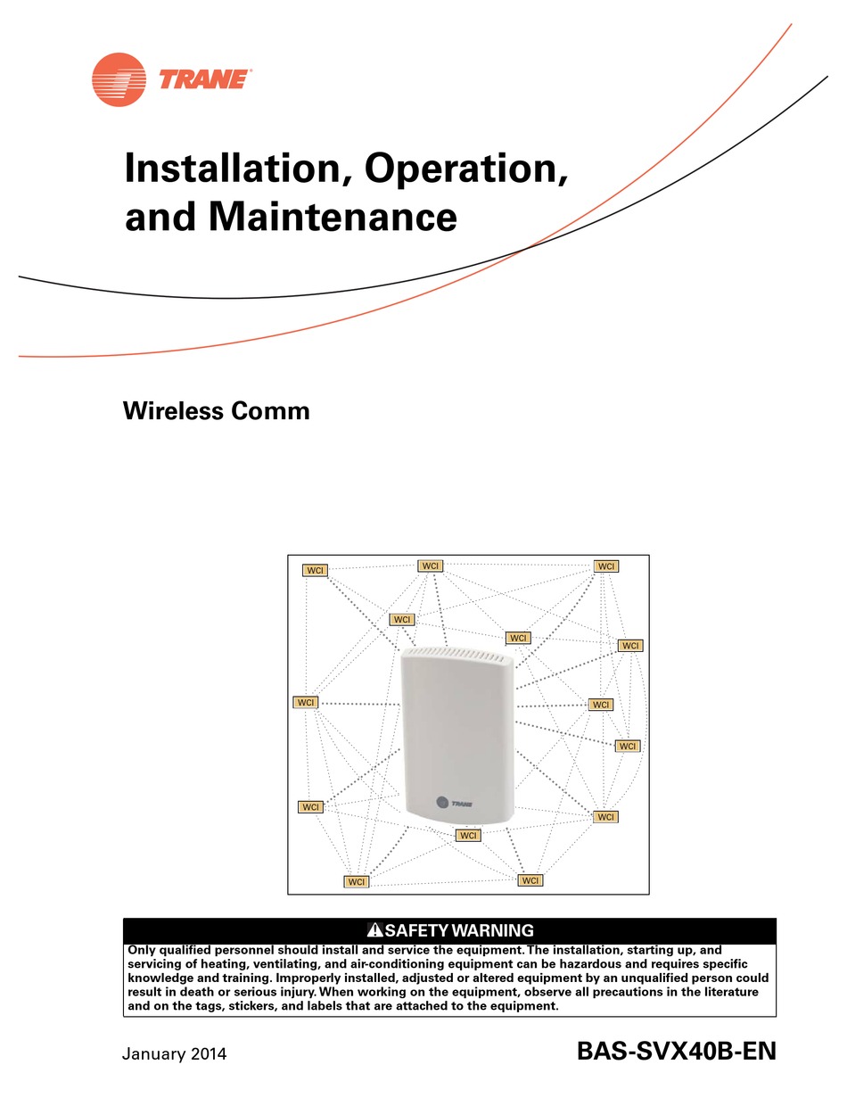 TRANE X13790901010 INSTALLATION, OPERATION AND MAINTENANCE MANUAL Pdf ...