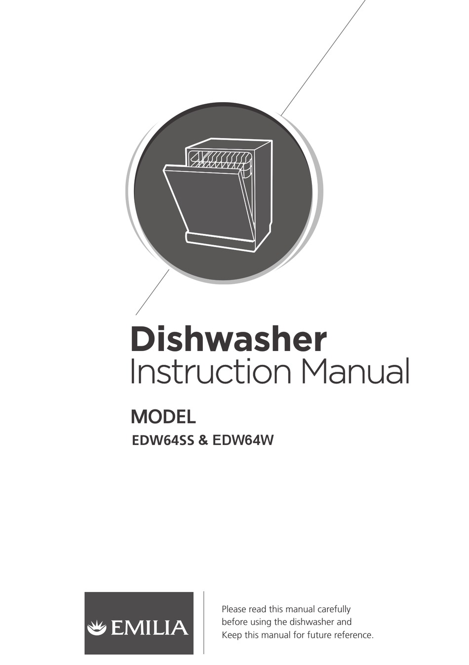 EMILIA EDW64SS INSTRUCTION MANUAL Pdf Download ManualsLib