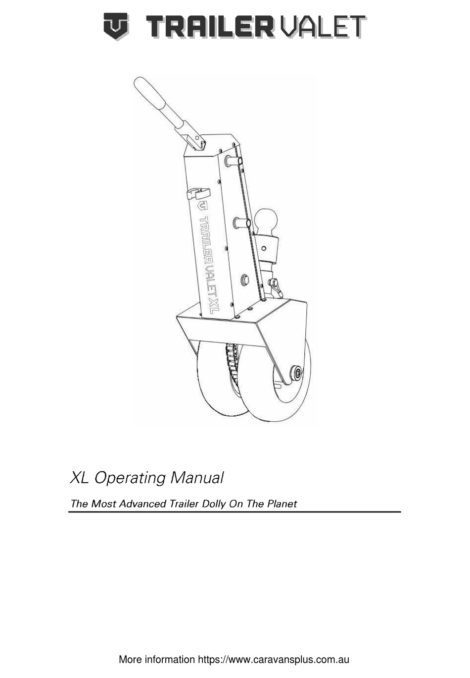TRAILER VALET XL OPERATING MANUAL Pdf Download ManualsLib