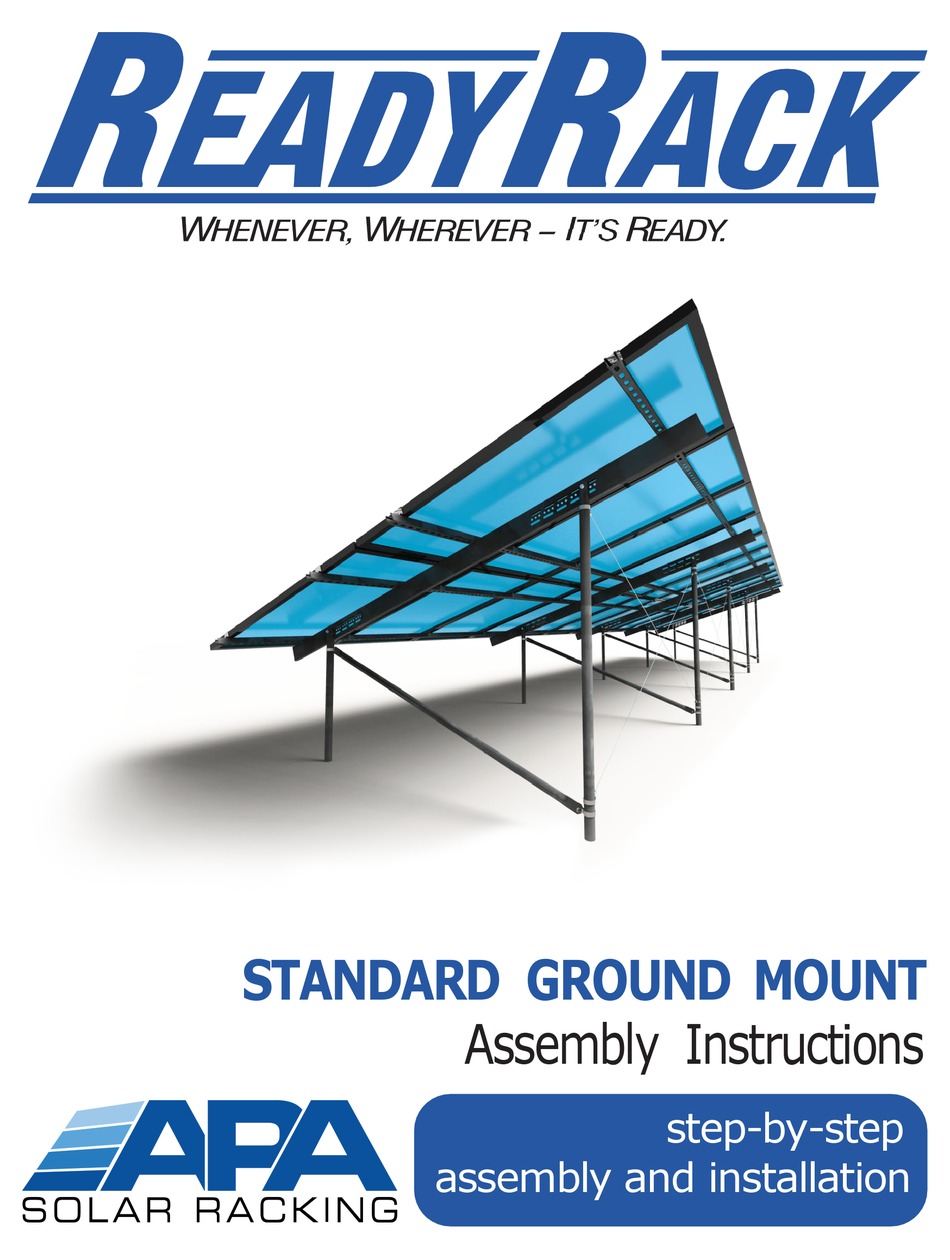 APA READYRACK ASSEMBLY INSTRUCTIONS MANUAL Pdf Download ManualsLib