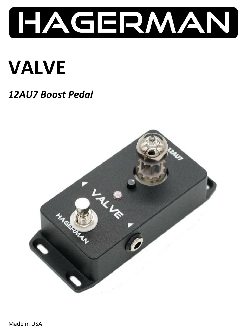 HAGERMAN VALVE MANUAL Pdf Download ManualsLib
