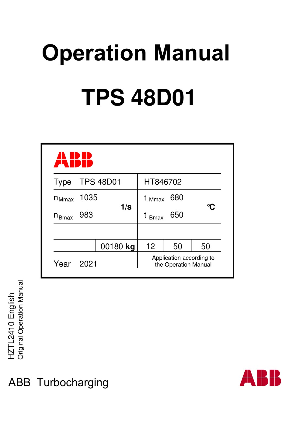 ABB TPS 48D01 OPERATION MANUAL Pdf Download ManualsLib